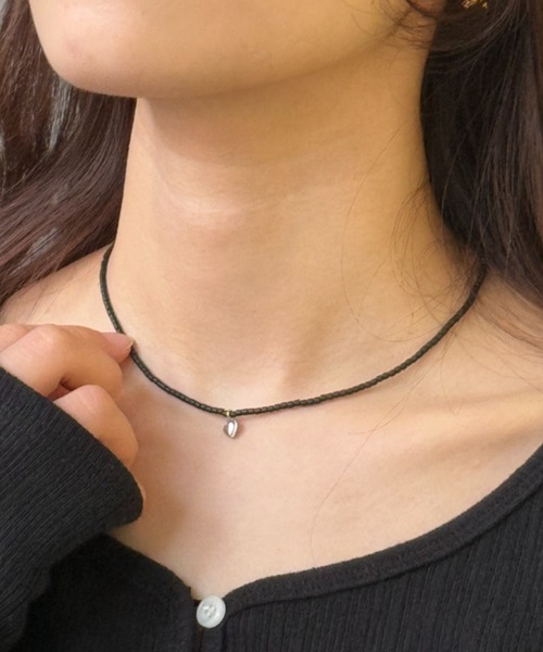 【TATIANA】Dainty Heart Beads Necklace NZ2443〜ネックレス Designer fashion, Seoul-fully created | W Concept