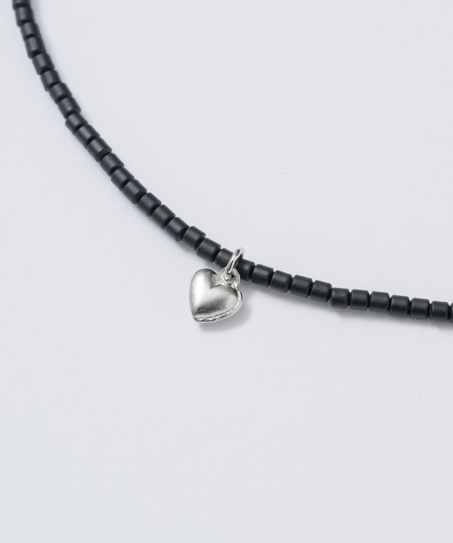 【TATIANA】Dainty Heart Beads Necklace NZ2443〜ネックレス MUSINSA | TATIANA (Silver 925) Dainty Heart Bead Necklace NZ2443