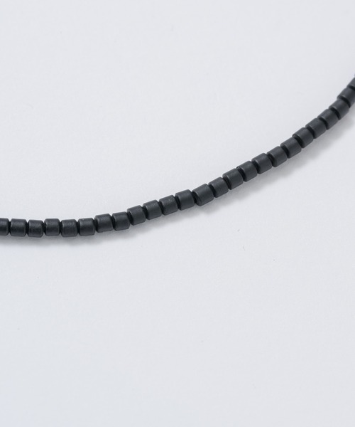 GIUNON フロントボタンリブトップス ミニビーズネックレス GIUNON ネックレス mini beads necklace / ミニビーズネックレス