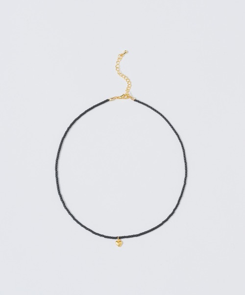 GIUNON(ジウノン)の「mini heart beads necklace / ミニハートビーズネックレス(ネックレス・レディース・シルバー/ゴールド・FREE)」の16枚目の写真