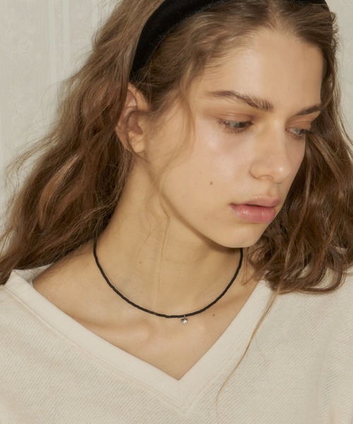 GIUNON(ジウノン)の「mini heart beads necklace / ミニハートビーズネックレス(ネックレス・レディース・シルバー/ゴールド・FREE)」の17枚目の写真