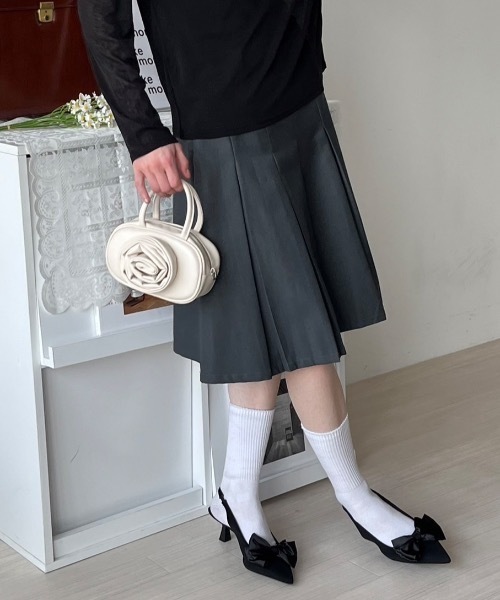 perfume closet 2WAY レースプリーツスカート　Mサイズ Birthday room スカート 2wayロングプリーツスカート / 2way