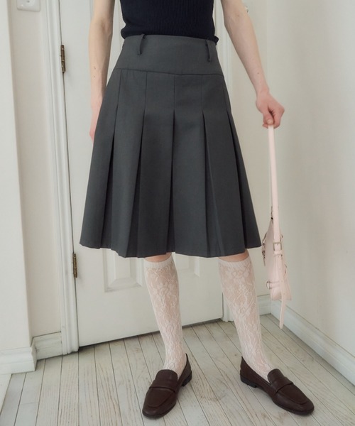 PLATS PLEATS プリーツスカート サイズ2 ダークグレー PLATS PLEATS プリーツスカート サイズ2 ダークグレー Pleats