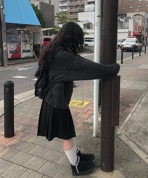 ケーブル編みニットジップパーカー（パーカー）｜anyonemore（エニワンモア）