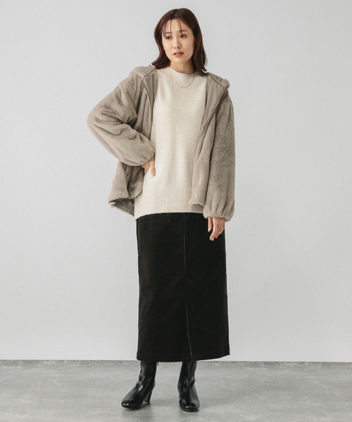 【セール】フェイクファーパーカーブルゾン/115442（ブルゾン）｜GLOBAL WORK（グローバルワーク）