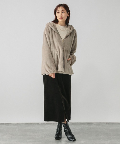 【セール】フェイクファーパーカーブルゾン/115442（ブルゾン）｜GLOBAL WORK（グローバルワーク）