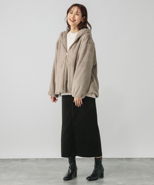 【セール】フェイクファーパーカーブルゾン/115442（ブルゾン）｜GLOBAL WORK（グローバルワーク）