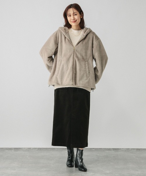 【セール】フェイクファーパーカーブルゾン/115442（ブルゾン）｜GLOBAL WORK（グローバルワーク）