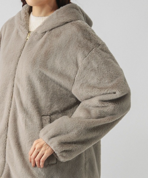 【セール】フェイクファーパーカーブルゾン/115442（ブルゾン）｜GLOBAL WORK（グローバルワーク）