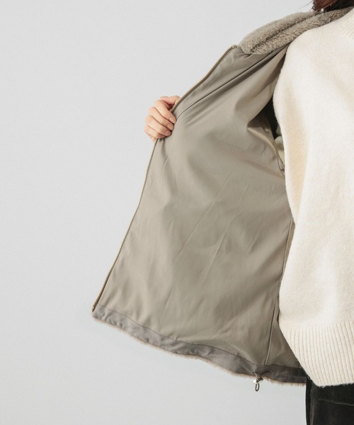 【セール】フェイクファーパーカーブルゾン/115442（ブルゾン）｜GLOBAL WORK（グローバルワーク）