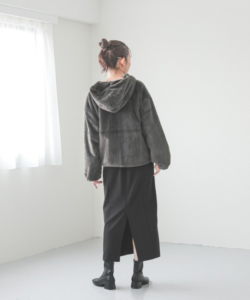 【セール】フェイクファーパーカーブルゾン/115442（ブルゾン）｜GLOBAL WORK（グローバルワーク）