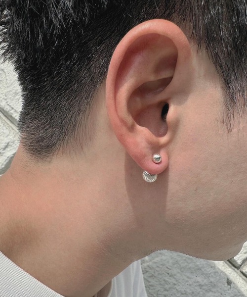 silver925】StabOneearPierce5mmSV/スタッブ 片耳ピアス5mmシルバー