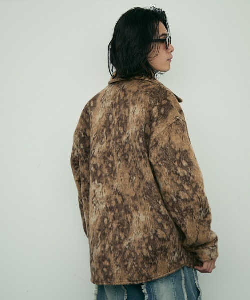 Shoowtime(ショウタイム)の「leopard pattern shirt jacket / レオパードパターンシャツジャケット(その他アウター・メンズ・ブラウン/ブラック・MEDIUM/X-LARGE/LARGE)」の9枚目の写真