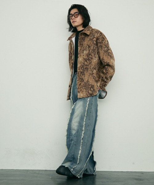 Shoowtime(ショウタイム)の「leopard pattern shirt jacket / レオパードパターンシャツジャケット(その他アウター・メンズ・ブラウン/ブラック・MEDIUM/X-LARGE/LARGE)」の14枚目の写真