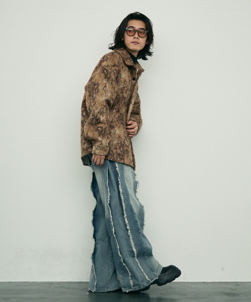 Shoowtime(ショウタイム)の「leopard pattern shirt jacket / レオパードパターンシャツジャケット(その他アウター・メンズ・ブラウン/ブラック・MEDIUM/X-LARGE/LARGE)」の16枚目の写真
