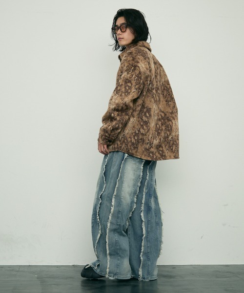 Shoowtime(ショウタイム)の「leopard pattern shirt jacket / レオパードパターンシャツジャケット(その他アウター・メンズ・ブラウン/ブラック・MEDIUM/X-LARGE/LARGE)」の17枚目の写真
