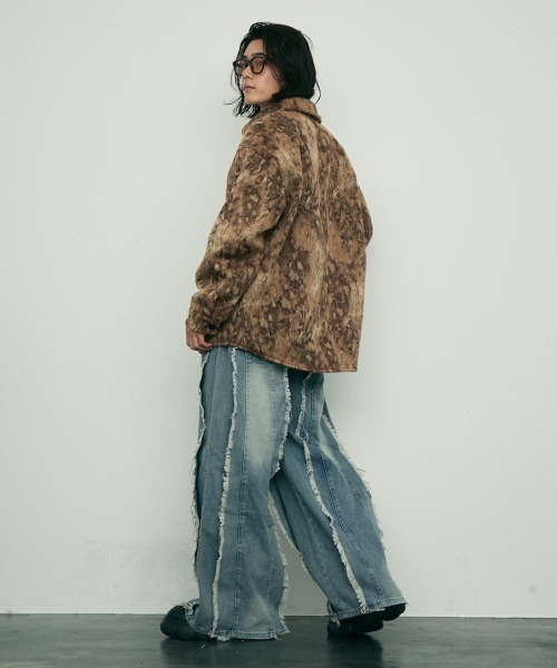 Shoowtime(ショウタイム)の「leopard pattern shirt jacket / レオパードパターンシャツジャケット(その他アウター・メンズ・ブラウン/ブラック・MEDIUM/X-LARGE/LARGE)」の18枚目の写真