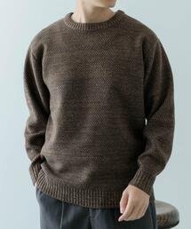 ITEMS URBANRESEARCH | マシンウォッシャブル クルーネックカノコニット(ニット/セーター)