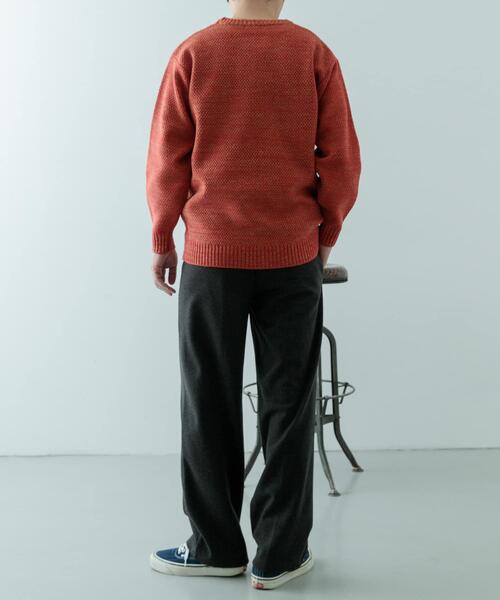 ITEMS URBANRESEARCH（アイテムズ アーバンリサーチ）の「マシンウォッシャブル クルーネックカノコニット（ニット/セーター・メンズ・グレー系その他/ブルー/オレンジ系その他/ブラウン・MEDIUM/LARGE）」の16枚目の写真