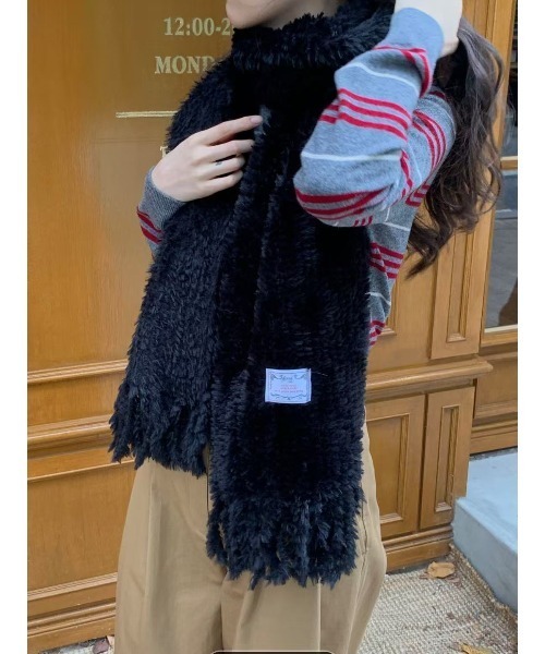 Vipoa(ヴィポア)の「eco fur muffler(マフラー・レディース・グレー/ブラック/レッド/ピンク/ホワイト・FREE)」の18枚目の写真