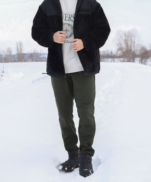 ヤンガオ ナイロン トラックパンツ M ダークチョコ セール】【GERRY】 中綿 ストレッチ ポリリップ インサレーション