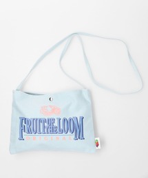 FRUIT OF THE LOOM | GRAPHIC COTTON SHOULDER BAG / ショルダーバッグ / カジュアル / ロゴ / プリント / キャンバス / ユニセックス(ショルダーバッグ)