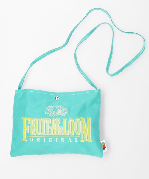 FRUIT OF THE LOOM（フルーツオブザルーム）の「GRAPHIC COTTON SHOULDER BAG / ショルダーバッグ / カジュアル / ロゴ / プリント / キャンバス / ユニセックス（ショルダーバッグ・レディース・サックスブルー/ブルー/オレンジ/イエロー/グリーン/ライトベージュ・FREE）」の3枚目の写真