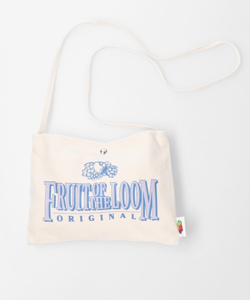 FRUIT OF THE LOOM（フルーツオブザルーム）の「GRAPHIC COTTON SHOULDER BAG / ショルダーバッグ / カジュアル / ロゴ / プリント / キャンバス / ユニセックス（ショルダーバッグ・レディース・サックスブルー/ブルー/オレンジ/イエロー/グリーン/ライトベージュ・FREE）」の13枚目の写真