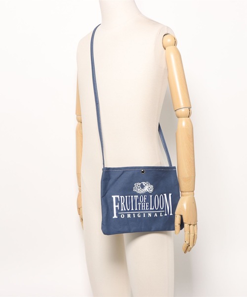 FRUIT OF THE LOOM（フルーツオブザルーム）の「GRAPHIC COTTON SHOULDER BAG / ショルダーバッグ / カジュアル / ロゴ / プリント / キャンバス / ユニセックス（ショルダーバッグ・レディース・サックスブルー/ブルー/オレンジ/イエロー/グリーン/ライトベージュ・FREE）」の9枚目の写真