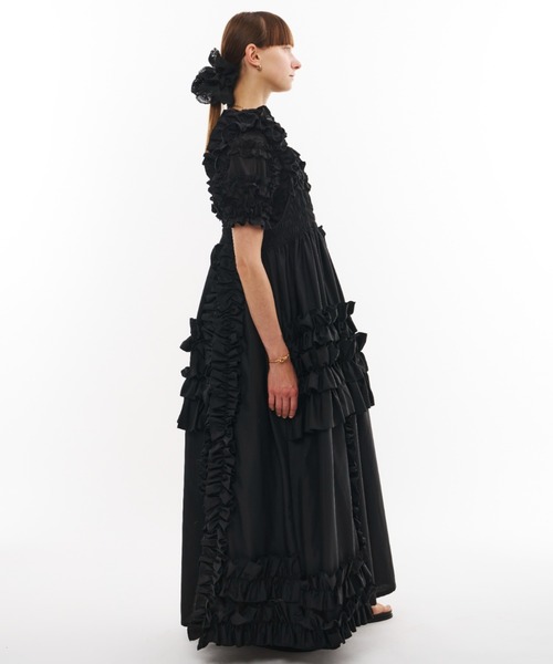 PERNA ホイップランダムフリルワンピース