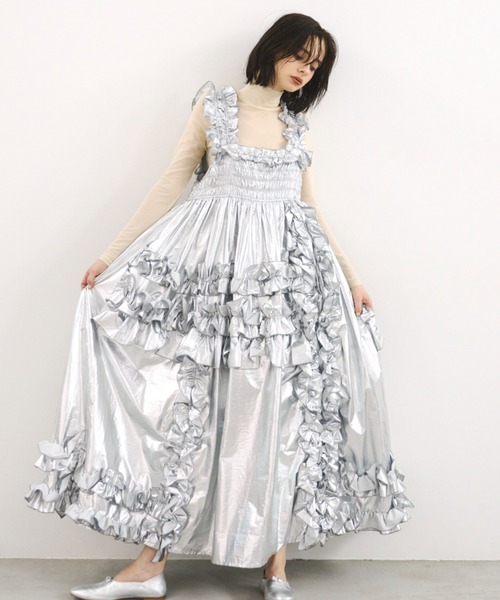 ホイップランダムフリルワンピース（ワンピース）｜PERNA