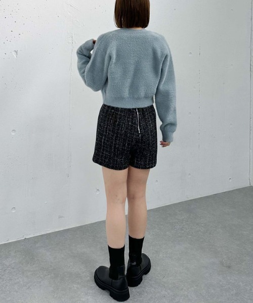 archives(アルシーヴ)の「ダブルフェイスフェザーニットアンサンブル(ニット/セーター・レディース・ピンク/ブルー/アイボリー/ブラック・MEDIUM)」の22枚目の写真