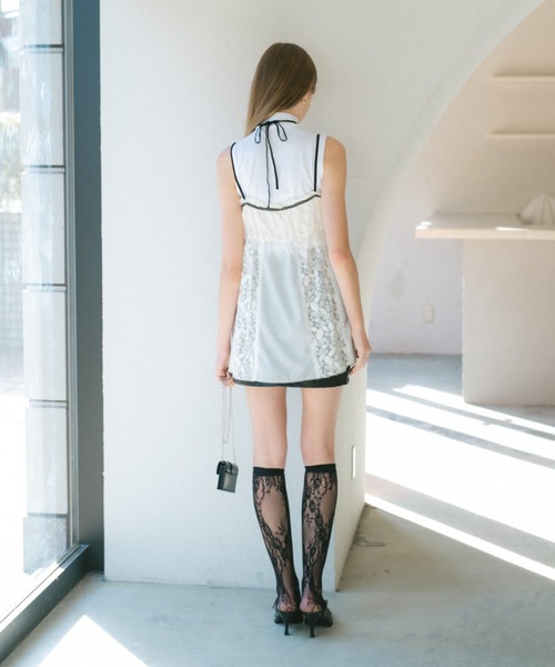 ECREL(エクレール)の「レースホルターキャミチュニック(キャミソール・レディース・アイボリー・FREE)」の11枚目の写真