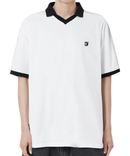 tシャツ 「OY/オーワイ」 STITCHED COLLAR TEE/ステッチカラー半袖Tシャツ レディース メンズ OY/オーワイ』 STITCHED COLLAR TEE/ステッチカラー半袖Tシャツ