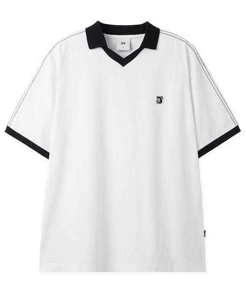 OY/オーワイ』 STITCHED COLLAR TEE/ステッチカラー半袖Tシャツ