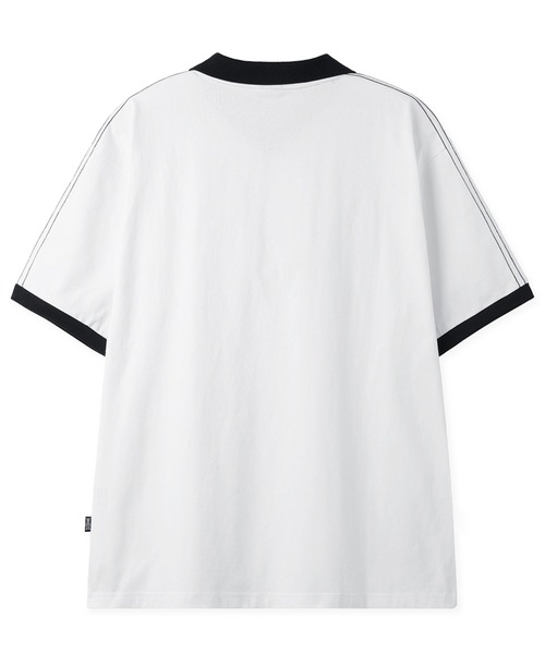tシャツ 「OY/オーワイ」 STITCHED COLLAR TEE/ステッチカラー半袖Tシャツ レディース メンズ OY/オーワイ』 STITCHED COLLAR TEE/ステッチカラー半袖Tシャツ