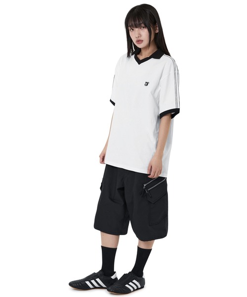 tシャツ 「OY/オーワイ」 STITCHED COLLAR TEE/ステッチカラー半袖Tシャツ レディース メンズ OY/オーワイ』 STITCHED COLLAR TEE/ステッチカラー半袖Tシャツ