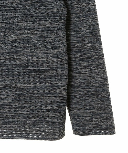 MEN'S BIGI(メンズビギ)の「3色撚りニットジャケット(テーラードジャケット・メンズ・ネイビー/グリーン・02/03/04)」の7枚目の写真