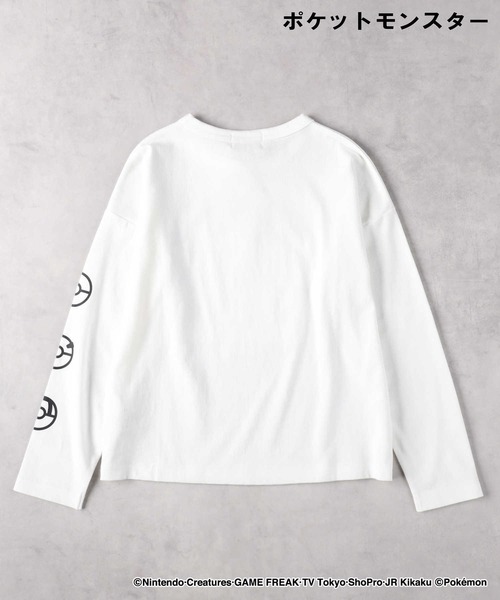 Right-on(ライトオン)の「【POKEMON】長袖Tシャツ(Tシャツ/カットソー・キッズ・ブルー/ホワイト/グレー/ブラック・110/120/130/140/150)」の11枚目の写真
