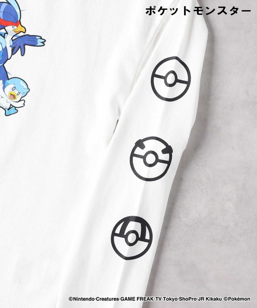 Right-on(ライトオン)の「【POKEMON】長袖Tシャツ(Tシャツ/カットソー・キッズ・ブルー/ホワイト/グレー/ブラック・110/120/130/140/150)」の13枚目の写真