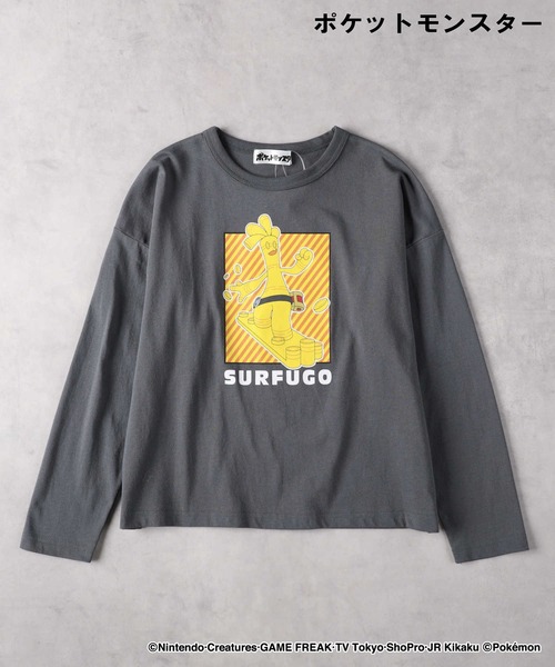 Right-on(ライトオン)の「【POKEMON】長袖Tシャツ(Tシャツ/カットソー・キッズ・ブルー/ホワイト/グレー/ブラック・110/120/130/140/150)」の14枚目の写真