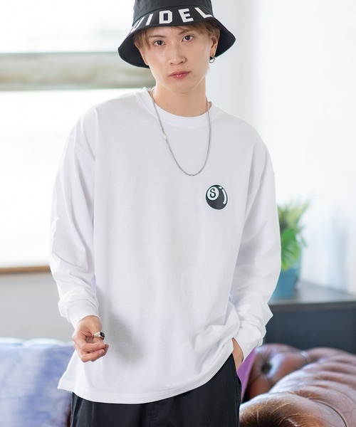 SIDEWAY STANCE(サイドウェイスタンス)の「【SIDEWAY STANCE】オリジナル グラフィック プリント ロンT(Tシャツ/カットソー・メンズ・ブラック/ブルー/ブラック系/ホワイト/ホワイト系/パープル系・LARGE/X-LARGE/SMALL/MEDIUM)」の7枚目の写真
