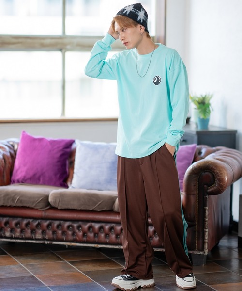 SIDEWAY STANCE(サイドウェイスタンス)の「【SIDEWAY STANCE】オリジナル グラフィック プリント ロンT(Tシャツ/カットソー・メンズ・ブラック/ブルー/ブラック系/ホワイト/ホワイト系/パープル系・LARGE/X-LARGE/SMALL/MEDIUM)」の17枚目の写真