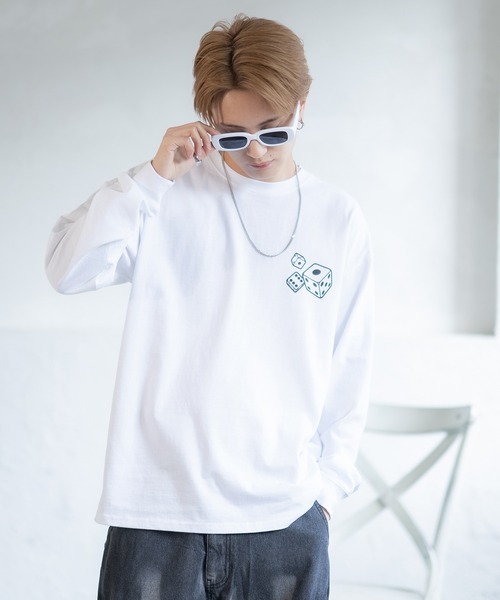 SIDEWAY STANCE(サイドウェイスタンス)の「【SIDEWAY STANCE】オリジナル グラフィック プリント ロンT(Tシャツ/カットソー・メンズ・ブラック/ブルー/ブラック系/ホワイト/ホワイト系/パープル系・LARGE/X-LARGE/SMALL/MEDIUM)」の20枚目の写真