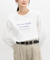 ロゴプリントTシャツ