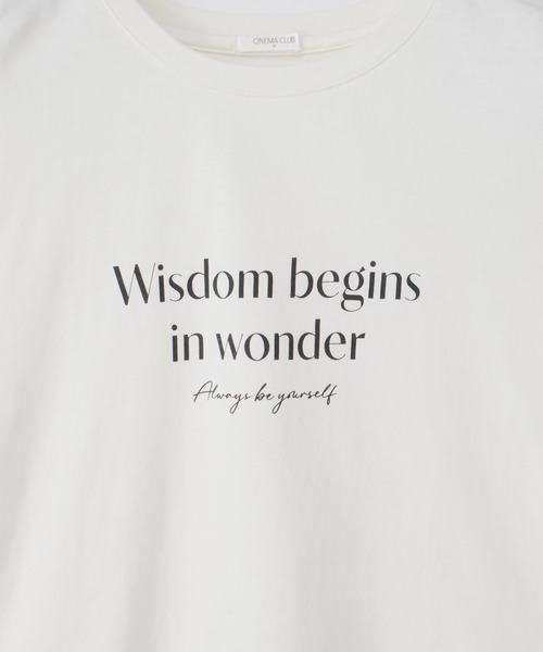 Honeys(ハニーズ)の「ロゴプリントTシャツ(Tシャツ/カットソー・レディース・ホワイト×ブラック/ホワイト×ブルー/ブラック/オートミール/スミクロ・L/LL/M/S)」の21枚目の写真