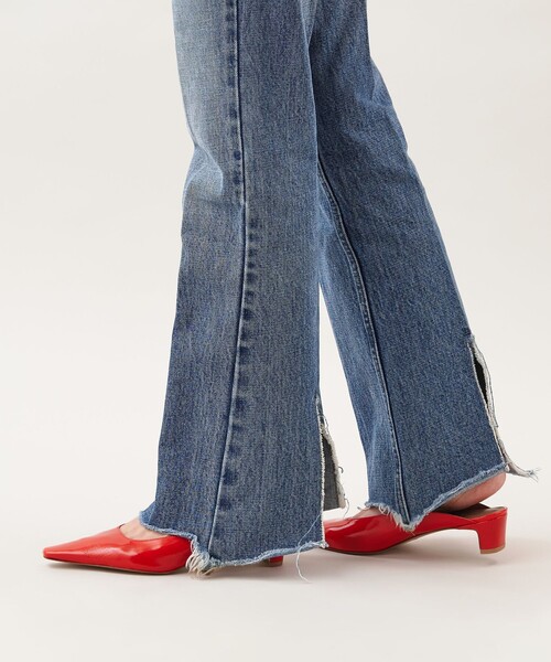 ODETTE E ODILE（オデットエオディール）の「スクエアバックベルト パンプス40↓↑（パンプス・レディース・ブラック/レッド/ゴールド/ベージュ・21.5cm/22cm/22.5cm/23cm/23.5cm/24cm/24.5cm/25cm）」の10枚目の写真