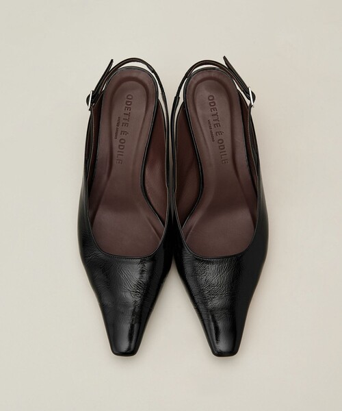 ODETTE E ODILE（オデットエオディール）の「スクエアバックベルト パンプス40↓↑（パンプス・レディース・ブラック/レッド/ゴールド/ベージュ・21.5cm/22cm/22.5cm/23cm/23.5cm/24cm/24.5cm/25cm）」の20枚目の写真