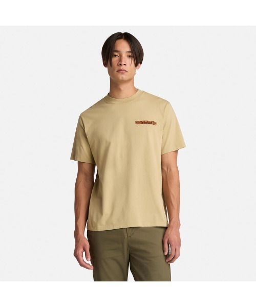 【Timberland】バックグラフィック 半袖 Tシャツ / 送料無料 Timberland tシャツ メンズ 半袖 バック グラフィック Tシャツ