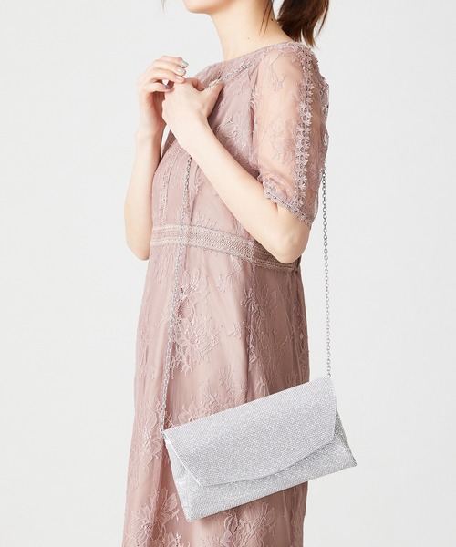 ORiental TRaffic（オリエンタルトラフィック）の「ラインストーンレタークラッチバッグ/MOB014（クラッチバッグ・レディース・ゴールド・ﾌﾘ-）」の4枚目の写真